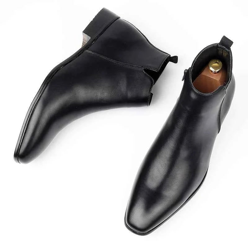 Chelsea-boots för herrar med dragflikar-Footwear for men-Fjallbarn