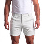 Chinoshorts för herrar med uppvikt fåll-Shorts for men-Fjallbarn