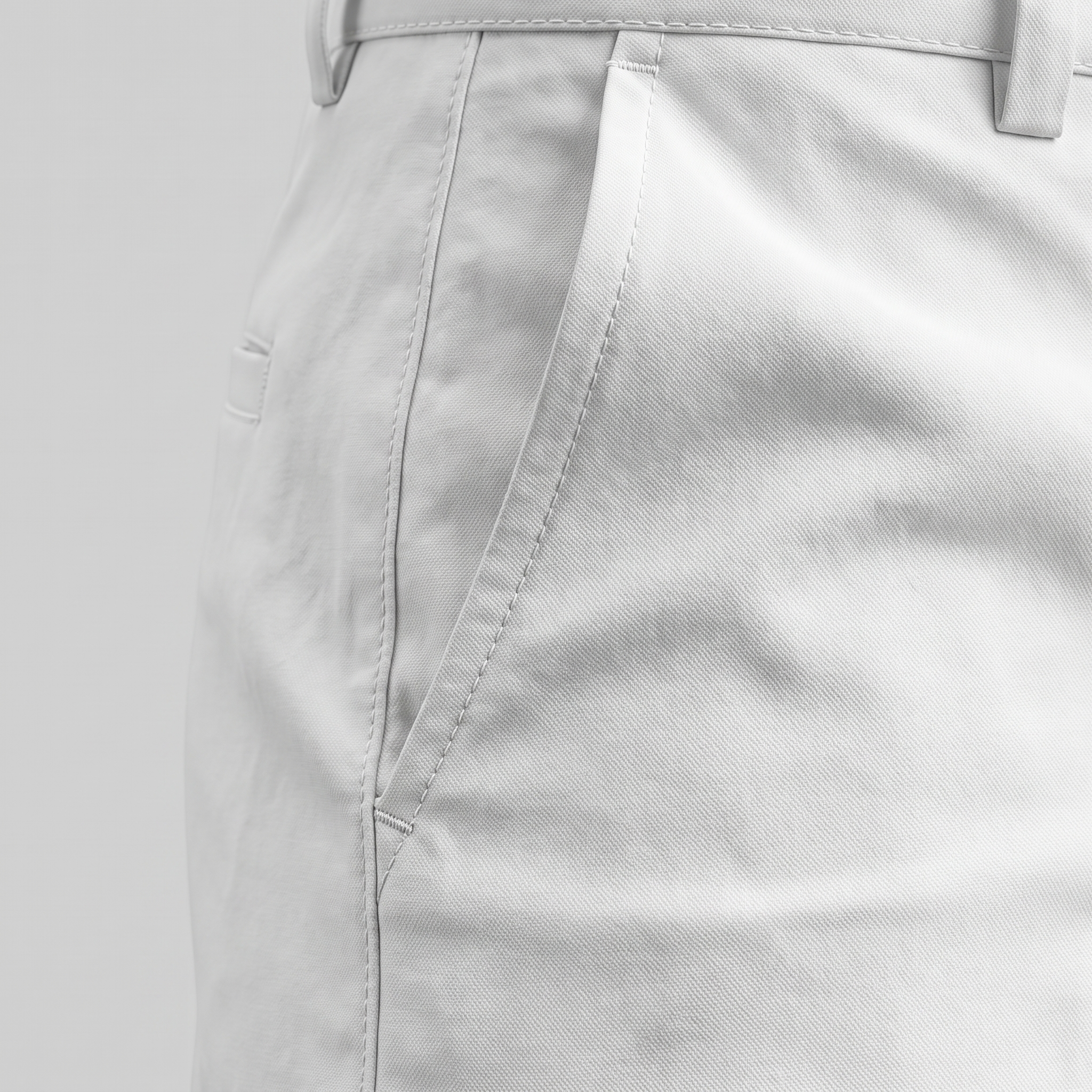 Chinoshorts för herrar med uppvikt fåll-Shorts for men-Fjallbarn
