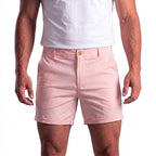 Chinoshorts för herrar med uppvikt fåll-Shorts for men-Fjallbarn
