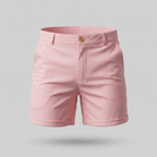 Chinoshorts för herrar med uppvikt fåll-Shorts for men-Fjallbarn