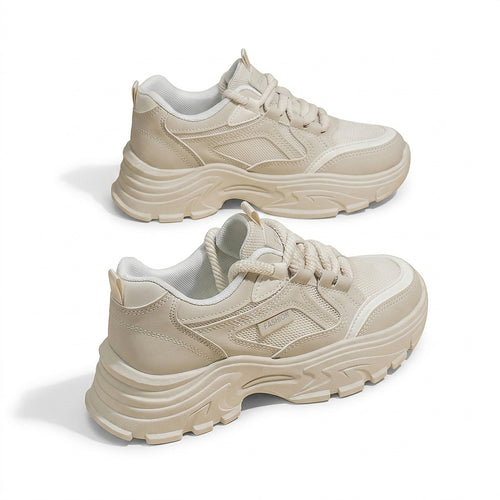 Chunky sneakers med platåsula för dam-Footwear for women-Fjallbarn