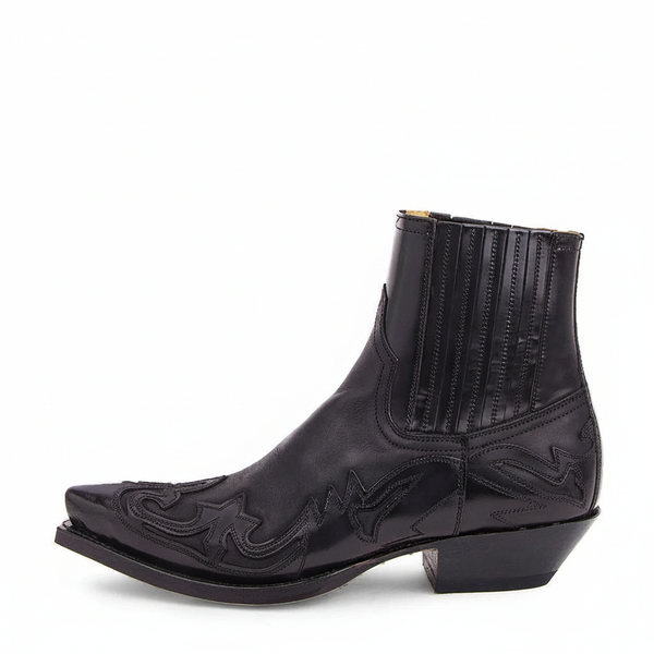 Cowboyboots för dam med dekorativa sömmar-Footwear for women-Fjallbarn