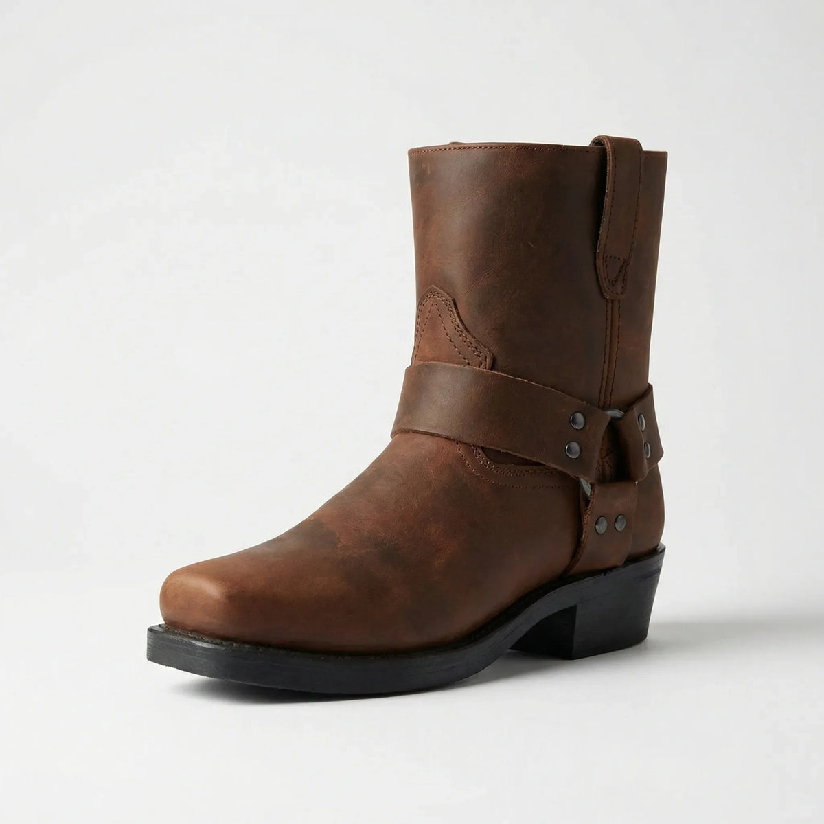 Cowboyinspirerade harness-stövlar för herrar-Footwear for men-Fjallbarn