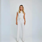 Dam Ärmlös Jumpsuit med Vida Ben-Jumpsuits for women-Fjallbarn