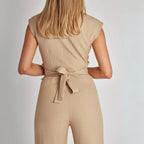 Dam Ärmlös Jumpsuit med Vida Ben-Jumpsuits for women-Fjallbarn