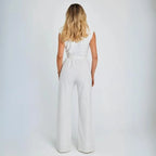 Dam Ärmlös Jumpsuit med Vida Ben-Jumpsuits for women-Fjallbarn