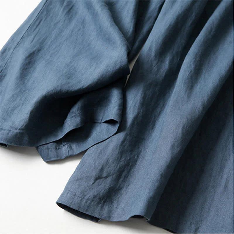 Dam Byxor med Vid Bensiluett och Hög Midja-Pant for women-Fjallbarn