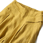 Dam Byxor med Vid Bensiluett och Hög Midja-Pant for women-Fjallbarn