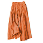 Dam Byxor med Vid Bensiluett och Hög Midja-Pant for women-Fjallbarn