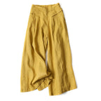 Dam Byxor med Vid Bensiluett och Hög Midja-Pant for women-Fjallbarn