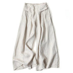 Dam Byxor med Vid Bensiluett och Hög Midja-Pant for women-Fjallbarn