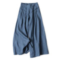 Dam Byxor med Vid Bensiluett och Hög Midja-Pant for women-Fjallbarn