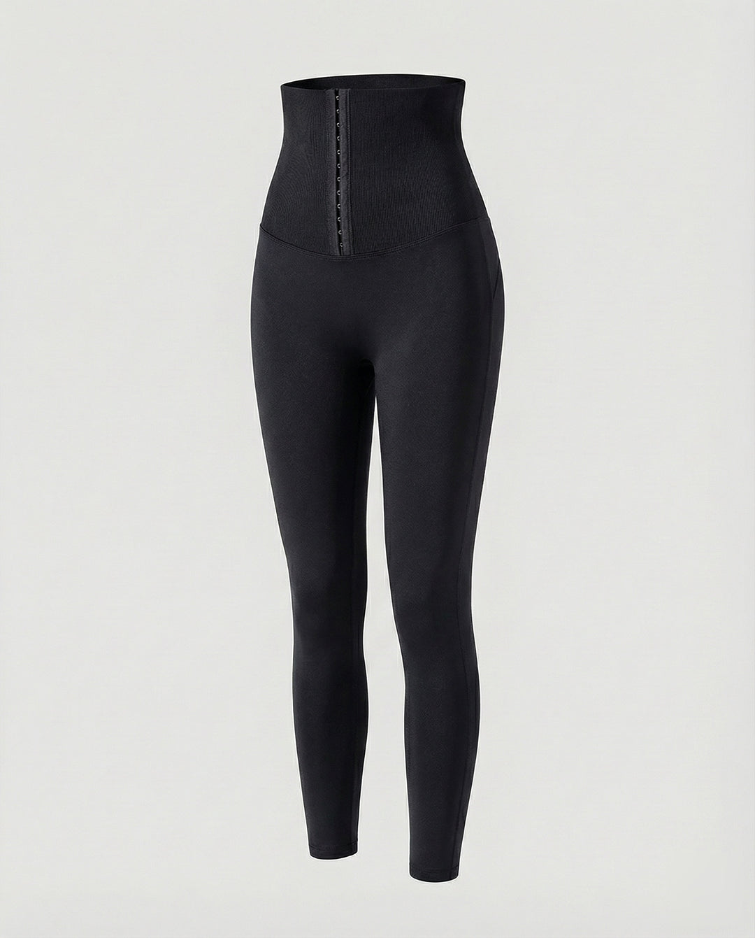 Dam leggings med hög midja och hyskknäppning-Leggins for women-Fjallbarn