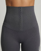 Dam leggings med hög midja och hyskknäppning-Leggins for women-Fjallbarn