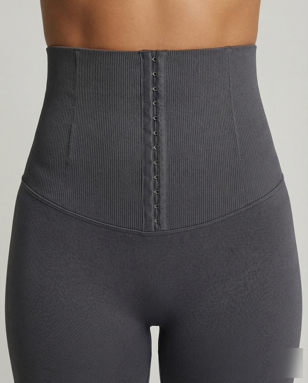 Dam leggings med hög midja och hyskknäppning-Leggins for women-Fjallbarn