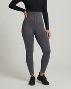 Dam leggings med hög midja och hyskknäppning-Leggins for women-Fjallbarn