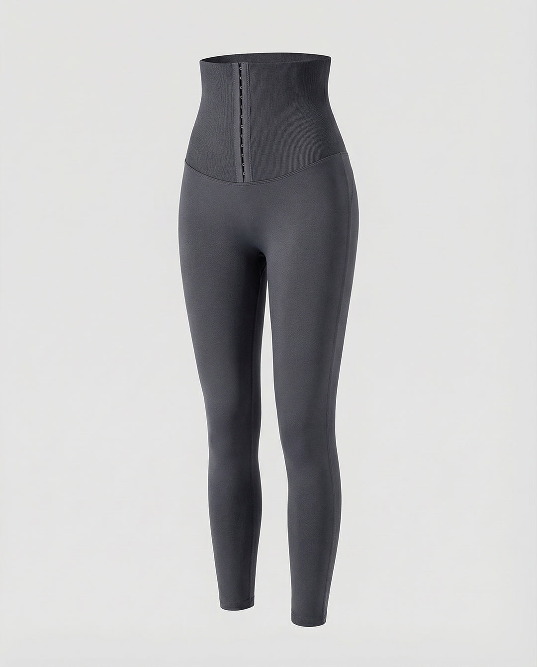 Dam leggings med hög midja och hyskknäppning-Leggins for women-Fjallbarn