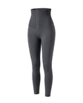 Dam leggings med hög midja och hyskknäppning-Leggins for women-Fjallbarn