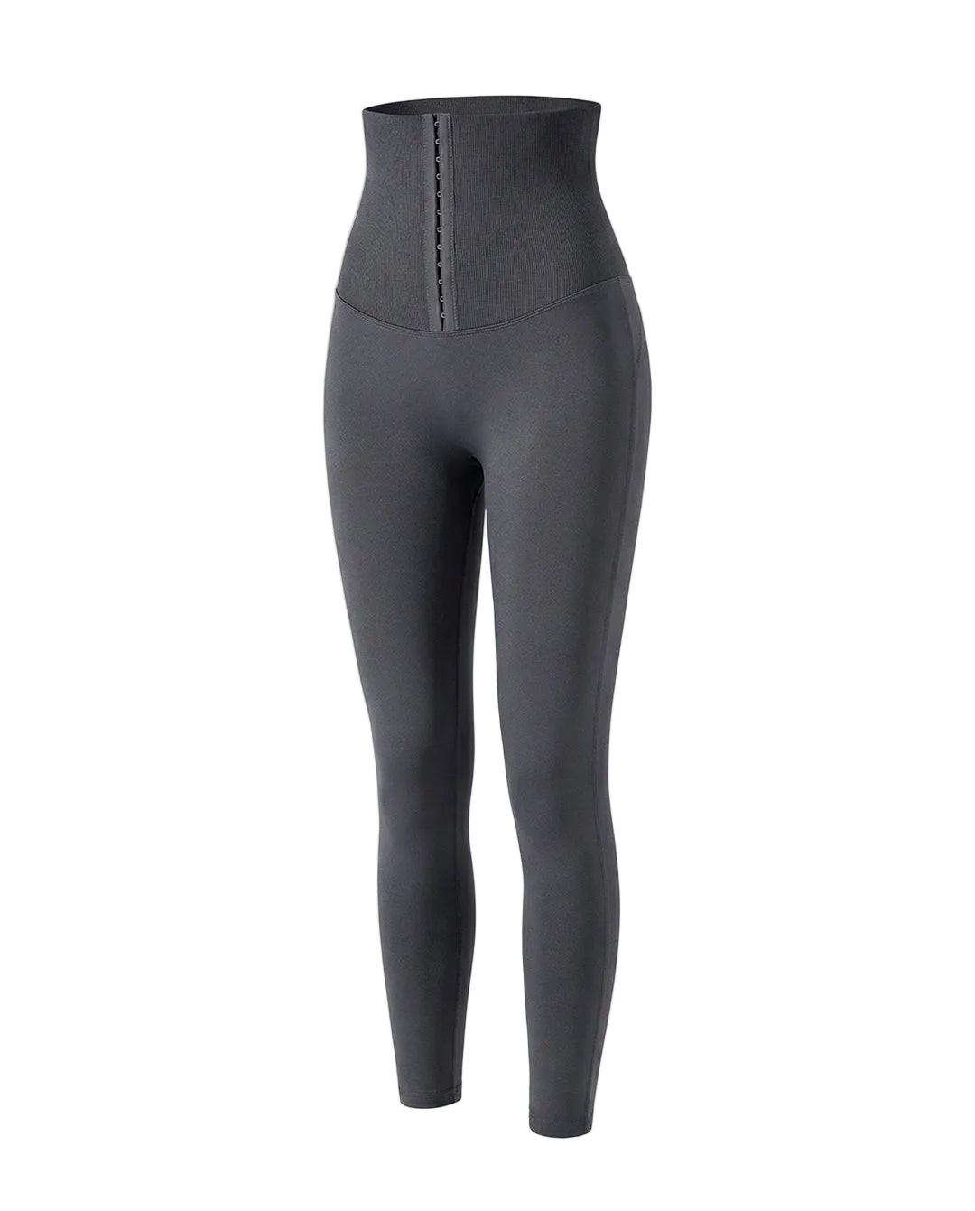 Dam leggings med hög midja och hyskknäppning-Leggins for women-Fjallbarn
