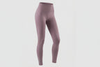 Dam Leggings med Hög Midja och Sömlös Struktur med Texturerade Paneler-Leggins for women-Fjallbarn