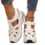 Dam sandaler med platåsula och flätade remmar-Footwear for women-Fjallbarn