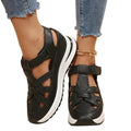 Dam sandaler med platåsula och flätade remmar-Footwear for women-Fjallbarn