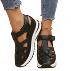 Dam sandaler med platåsula och flätade remmar-Footwear for women-Fjallbarn