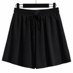 Dam Shorts med Elastisk Midja och Dragsko-Shorts for women-Fjallbarn
