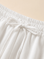 Dam Shorts med Elastisk Midja och Dragsko-Shorts for women-Fjallbarn