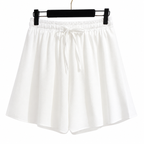 Dam Shorts med Elastisk Midja och Dragsko-Shorts for women-Fjallbarn