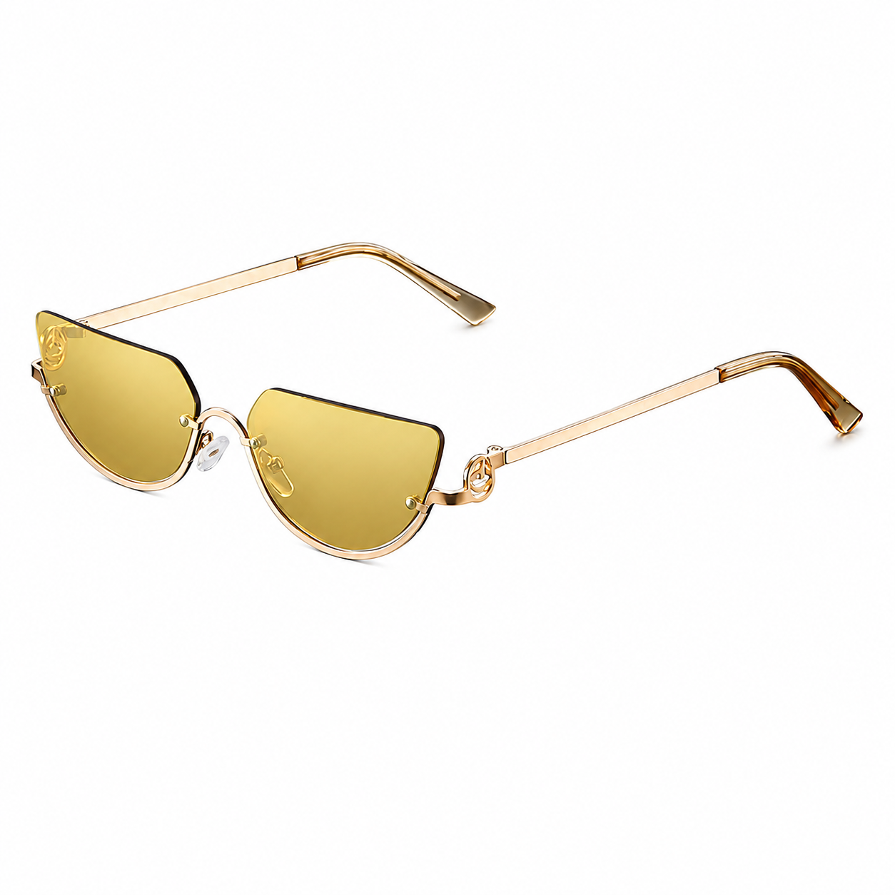 Dam Solglasögon med kantlösa glas och raka bågar-Glasses for women-Fjallbarn