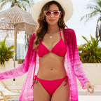 Dambikini med triangeltopp och knytband-Swimwear for Women-Fjallbarn