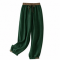 Dambyxor med elastisk midja, dragsko, avsmalnande ben och resår i benslut-Pant for women-Fjallbarn