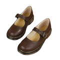 Damernas Mary Jane-skor med rund tå och spänne-Footwear for women-Fjallbarn