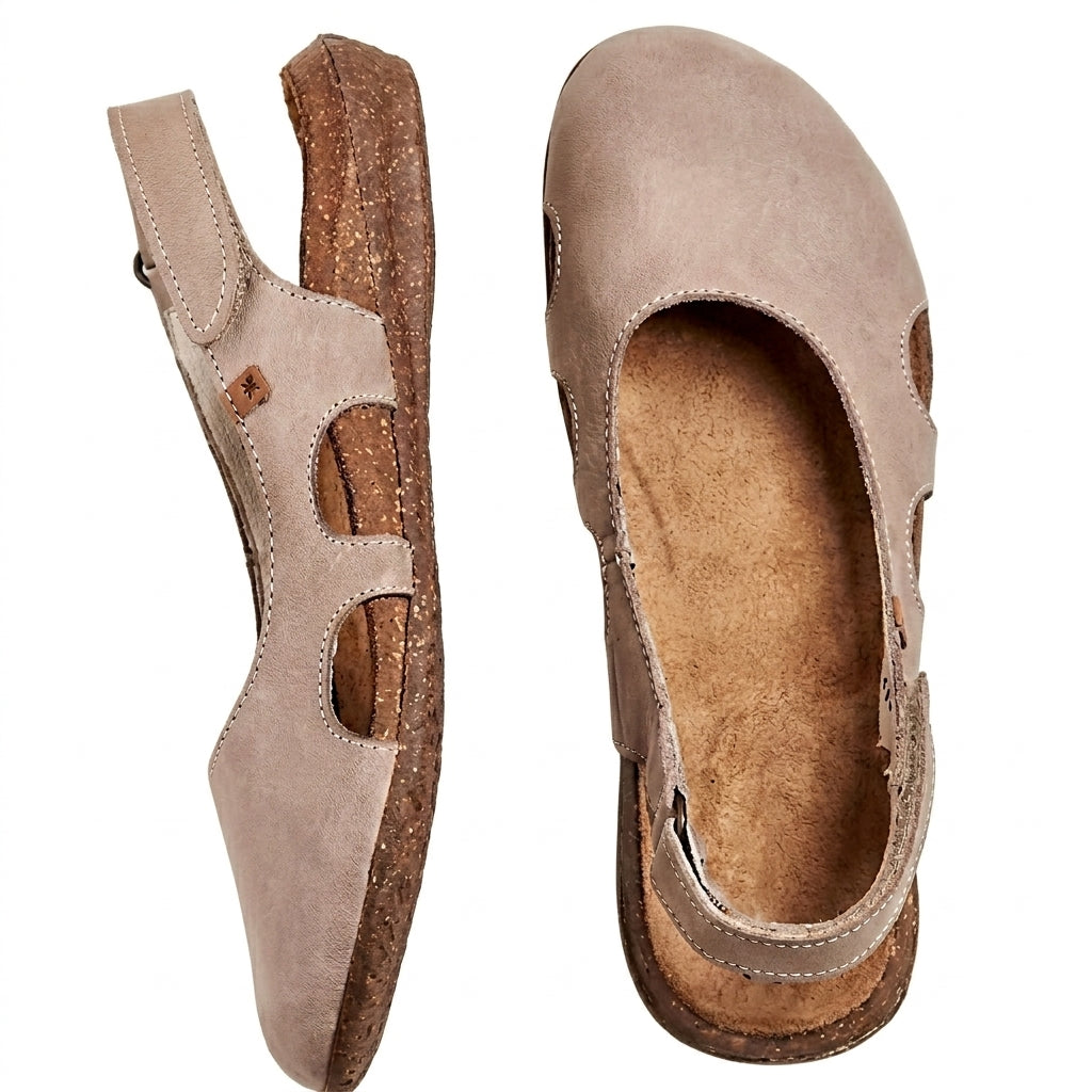 Damernas sandaler med stängd tå och justerbar hälrem-Footwear for women-Fjallbarn