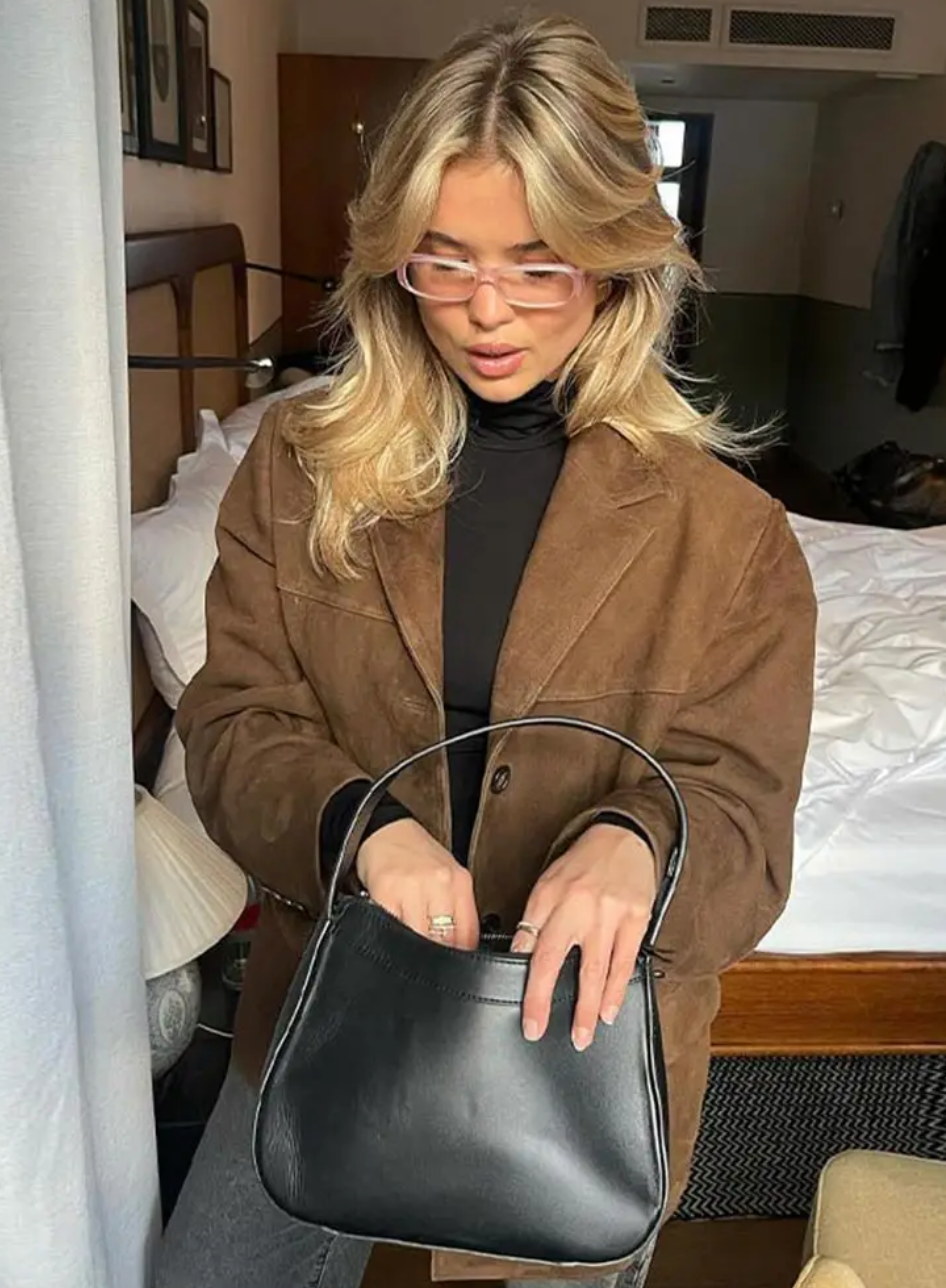 Damjacka med krage och knappar-Jacket for women-Fjallbarn