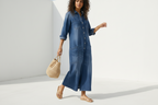 Damjumpsuit med krage och vida ben-Jumpsuits for women-Fjallbarn