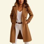 Damkappa med slag och knäppning-Coats for women-Fjallbarn