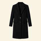 Damkappa med slagkrage och knappslå-Coats Women-Fjallbarn