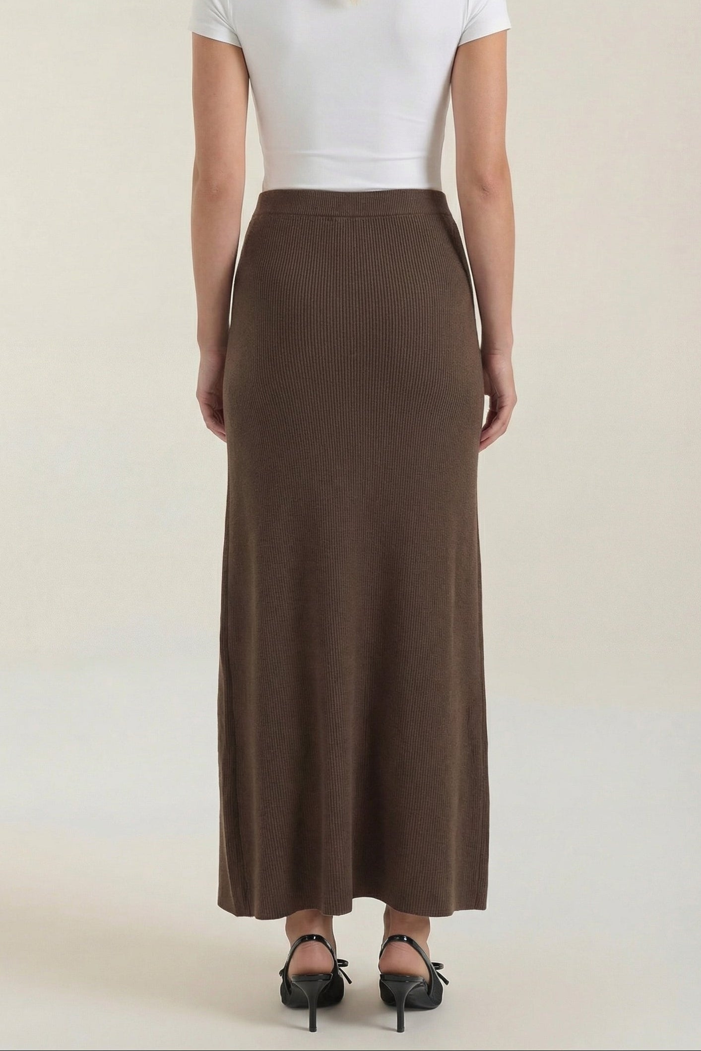 Damkjol i omlottmodell med slits och hög midja-Skirt for women-Fjallbarn