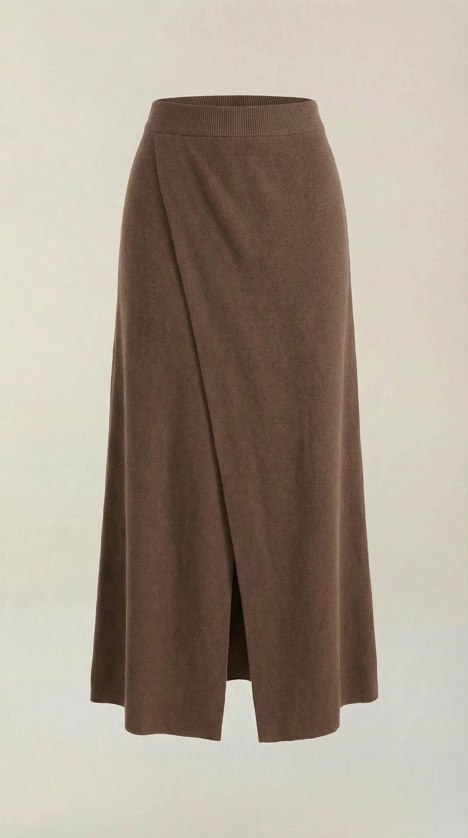 Damkjol i omlottmodell med slits och hög midja-Skirt for women-Fjallbarn