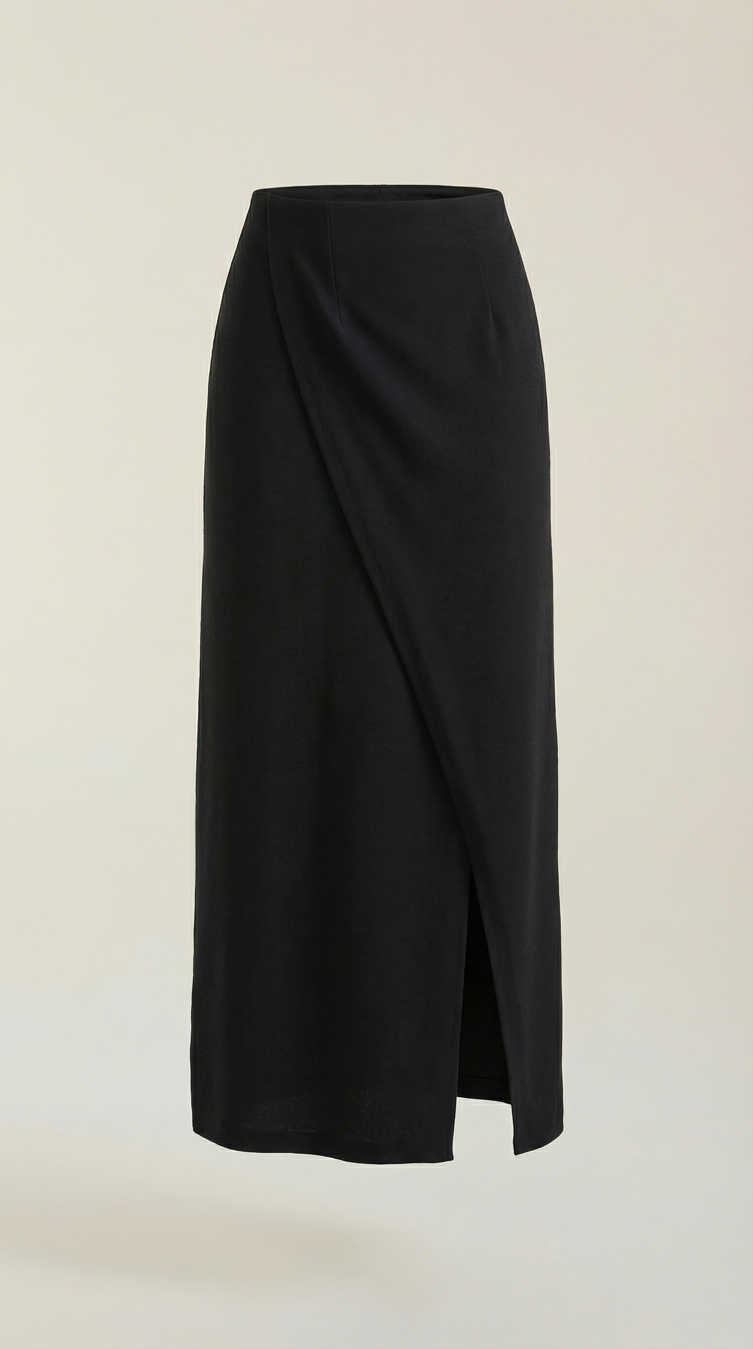 Damkjol i omlottmodell med slits och hög midja-Skirt for women-Fjallbarn
