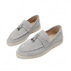 Damloafers med tofsar och kontrasterande sula-Footwear for women-Fjallbarn