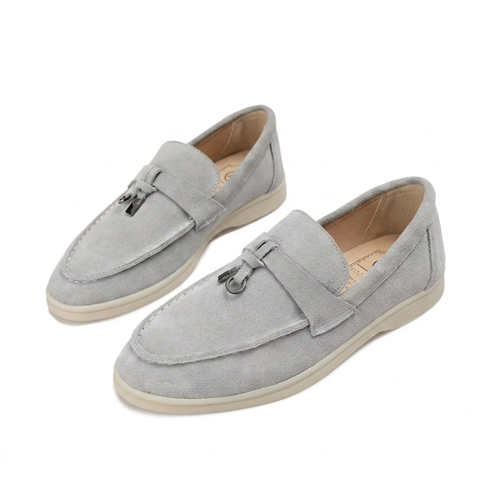 Damloafers med tofsar och kontrasterande sula-Footwear for women-Fjallbarn