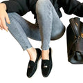 Damloafers med tofsar och kontrasterande sula-Footwear for women-Fjallbarn