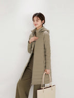 Dampufferjacka med huva och dragkedja-Jacket for women-Fjallbarn