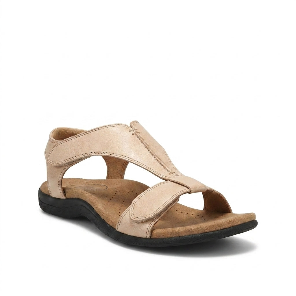 Damsandaler med T-remsdesign och justerbara remmar-Footwear for women-Fjallbarn