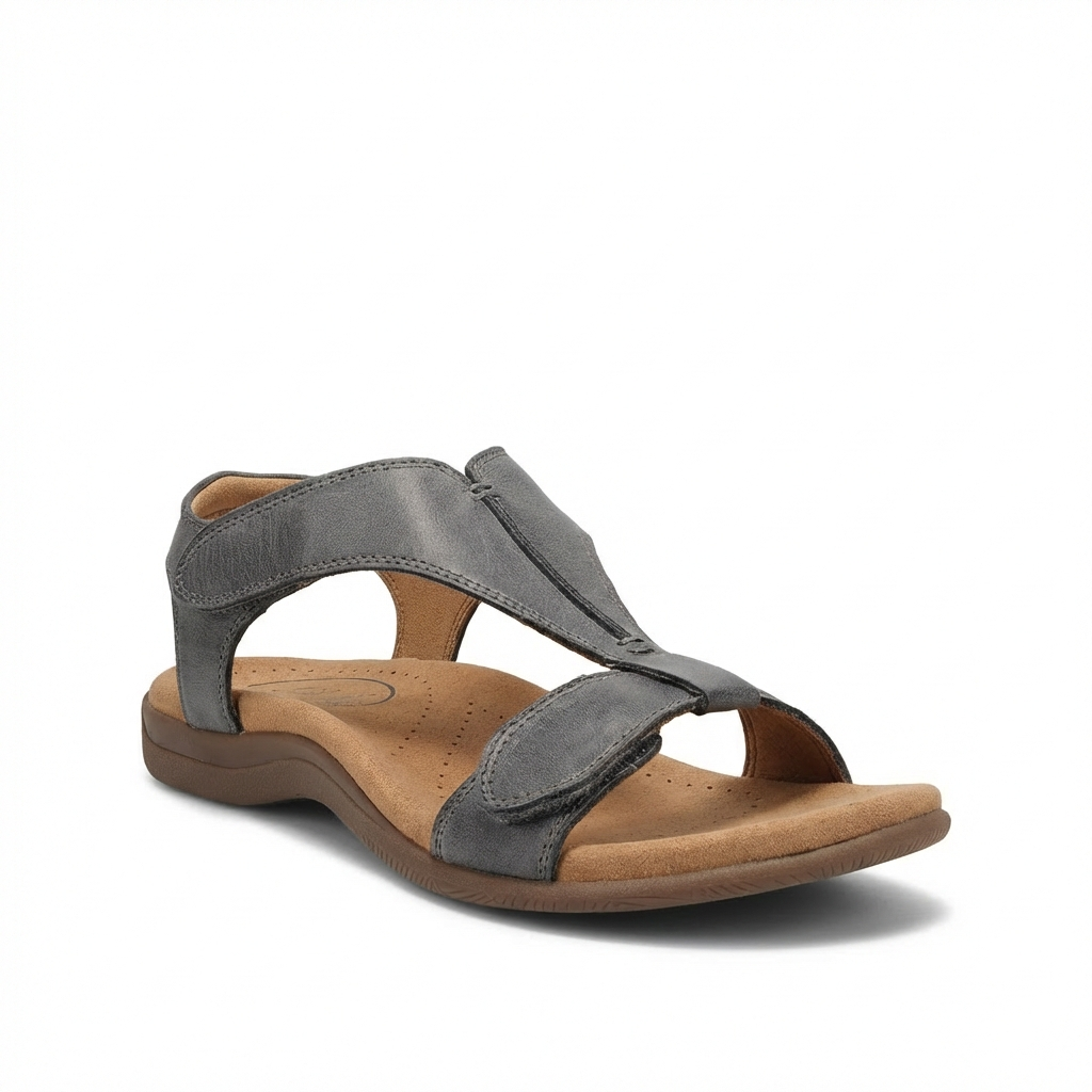 Damsandaler med T-remsdesign och justerbara remmar-Footwear for women-Fjallbarn