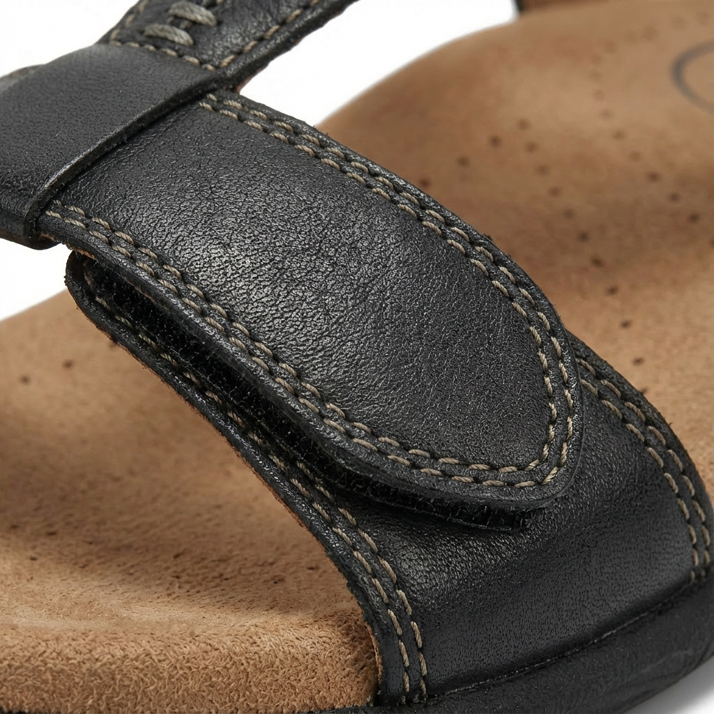 Damsandaler med T-remsdesign och justerbara remmar-Footwear for women-Fjallbarn